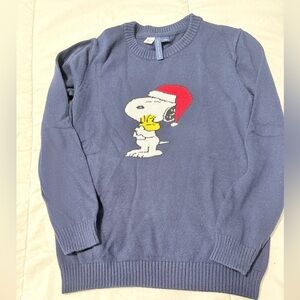 Peanuts boys Blue Sweater with Snoopy Design